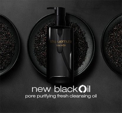 black cleansing oil